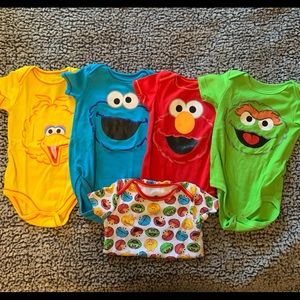 Toddler Sesame Street Onesie Set
